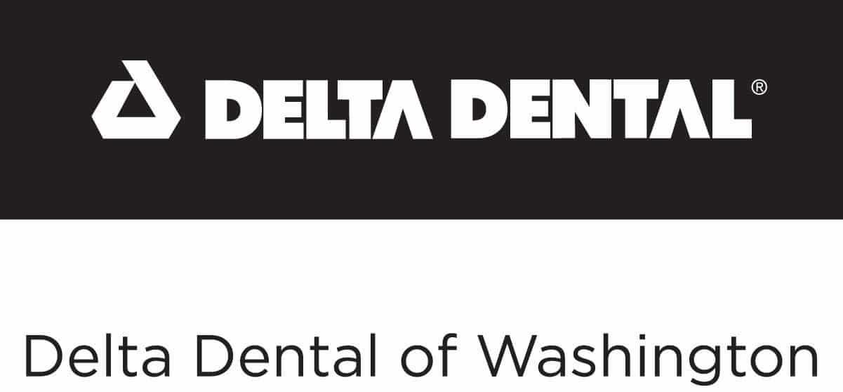 Logo and name of Delta Dental of Washington, related to a dental insurance provider.
