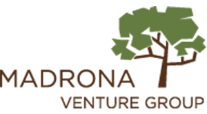 Logo featuring a stylized tree and text reading "Madrona Venture Group."