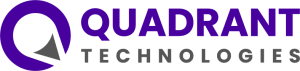 Logo of Quadrant Technologies, featuring a stylized circular design.